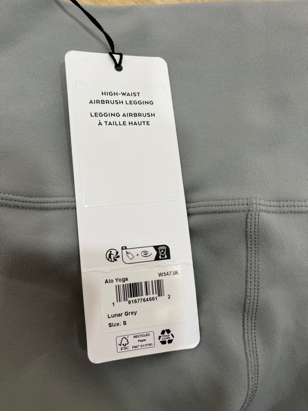 ALO Yoga High-Waist Airbrush Legging NWT - Picture 6 of 6